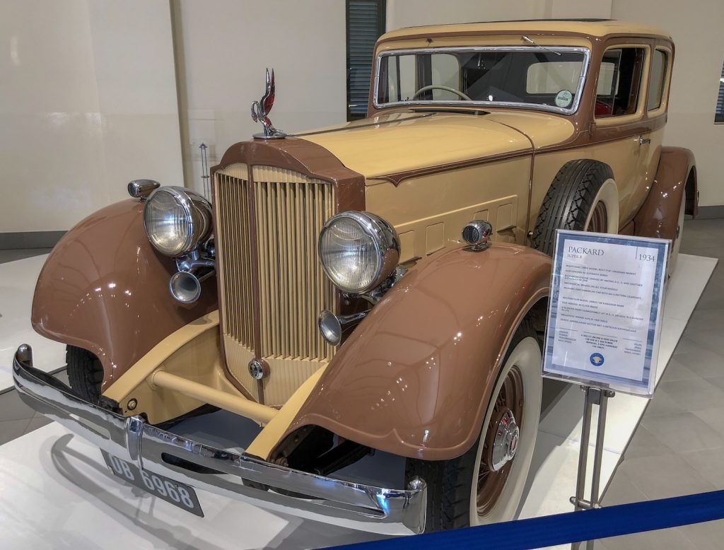 packard exhibited at the franschhoek motor museum
